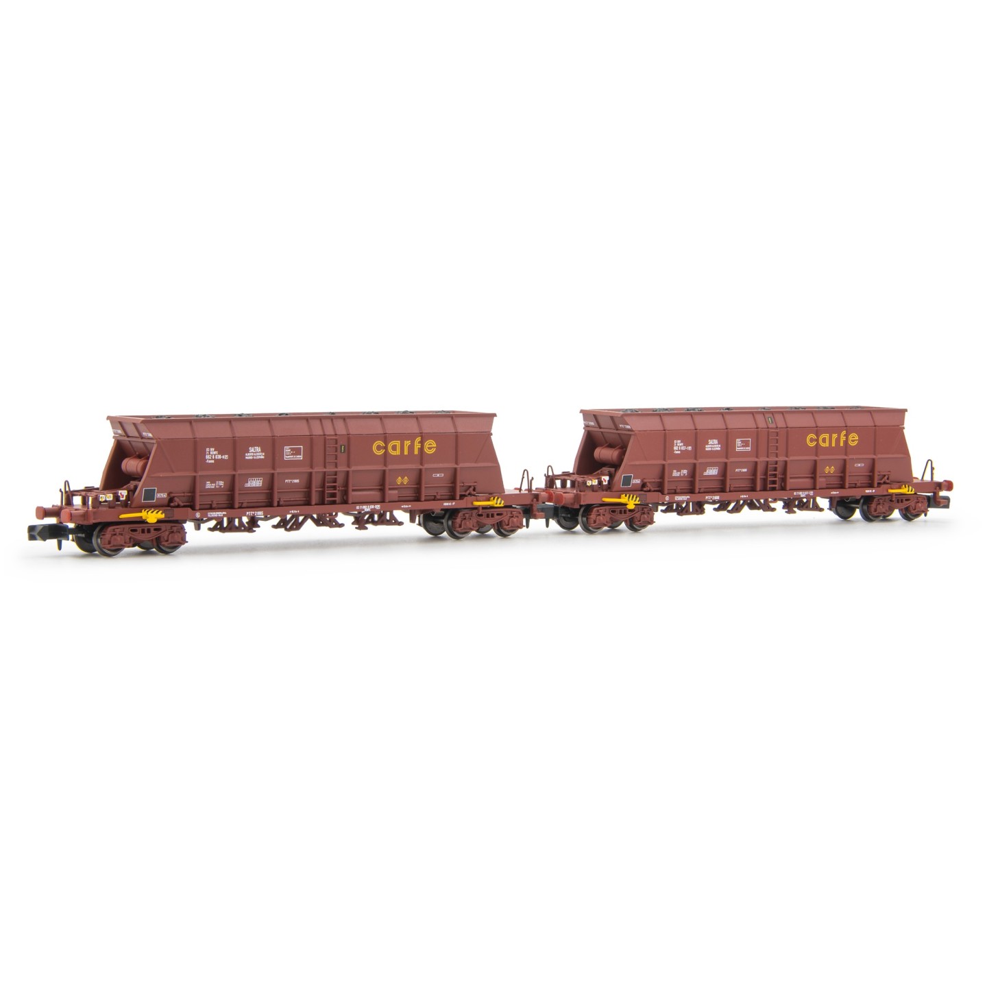 SET 2 VAGONES TOLVA FAOOS SALTRA/CARFE" RENFE ARNOLD HN6671 ESCALA N"