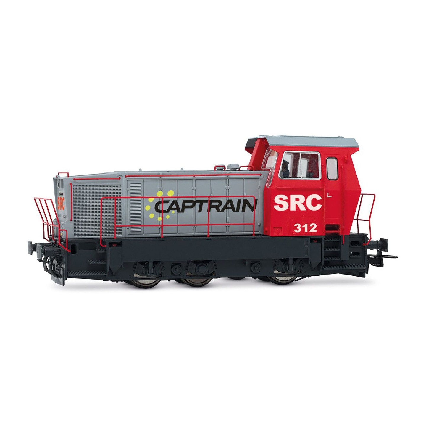 LOCOMOTORA DIESEL 312 SRC CAPTRAIN" ELECTROTREN HE2029 ESCALA H0"