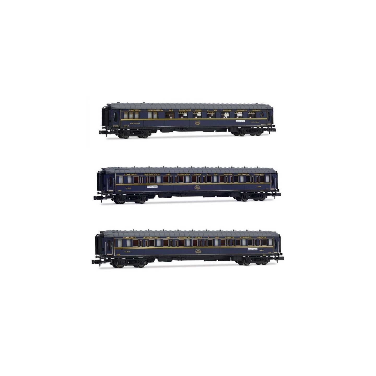 SET 3 COCHES SUD-EXPRESO CIWL ARNOLD HN4487 ESCALA N