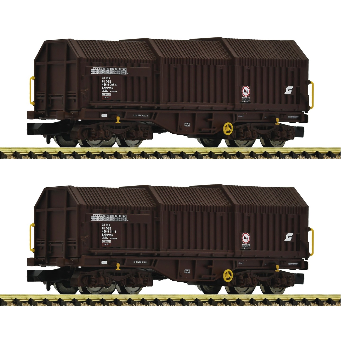 SET 2 VAGONES TELESCÓPICOS ÖBB FLEISCHMANN 6660035 ESCALA N