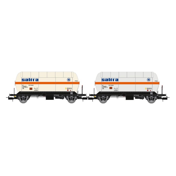 SET 2 CISTERNAS DE GAS SALTRA" ELECTROTREN HE6070 ESCALA H0"
