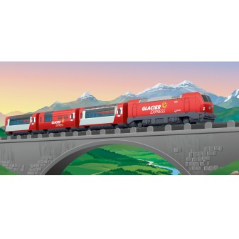 SET INICIO TREN EXPRESO DE PASAJEROS MARKLIN MY WORLD 29348