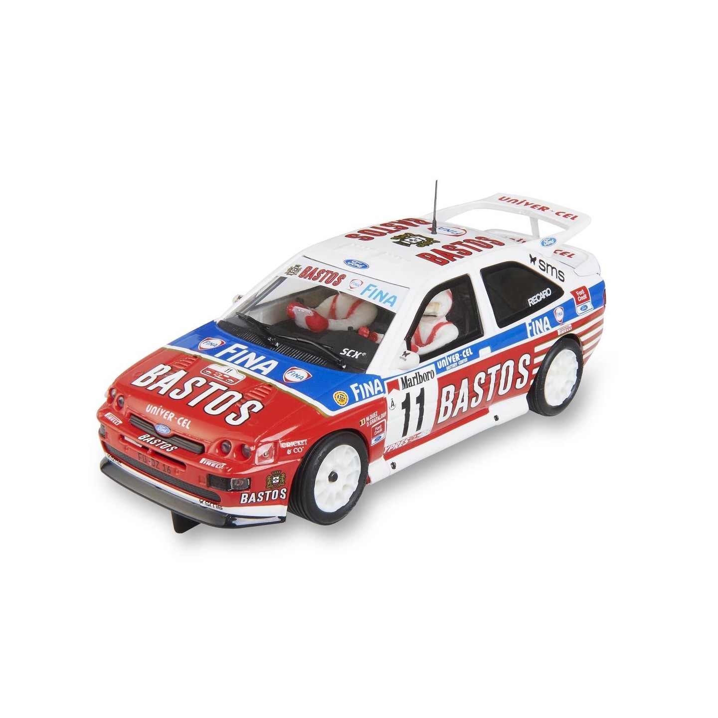 FORD ESCORT COSWORTH YPRES ´95 BASTOS" SCALEXTRIC ADVANCE E10547S300  1/32"