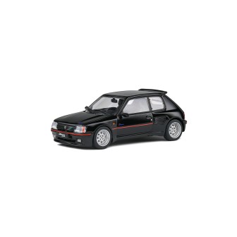 PEUGEOT 205 DIMMA NEGRO 1989 SOLIDO S4310802 SOLIDO 1/43