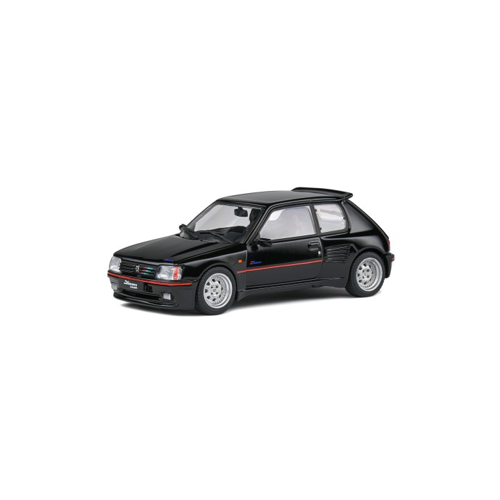 PEUGEOT 205 DIMMA NEGRO 1989 SOLIDO S4310802 SOLIDO 1/43