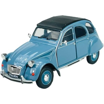 CITROEN 2CV AZUL 1982 WELLY 24009 ESCALA 1/24