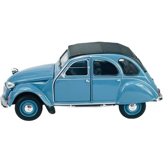 CITROEN 2CV AZUL 1982 WELLY 24009 ESCALA 1/24