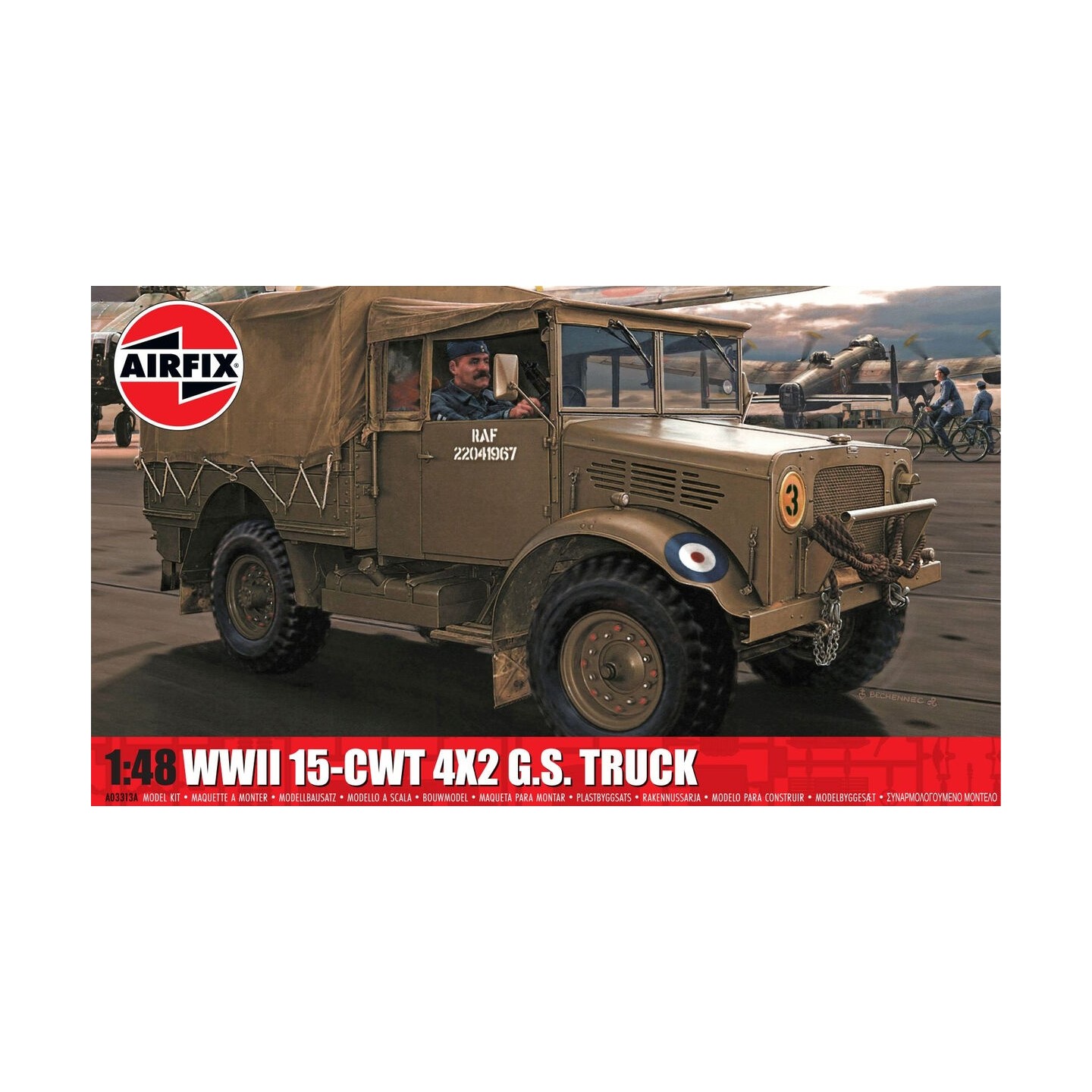 TRUCK 15-CWT 4X2 BRITISH RAF AIRFIX 03313A ESCALA 1/48