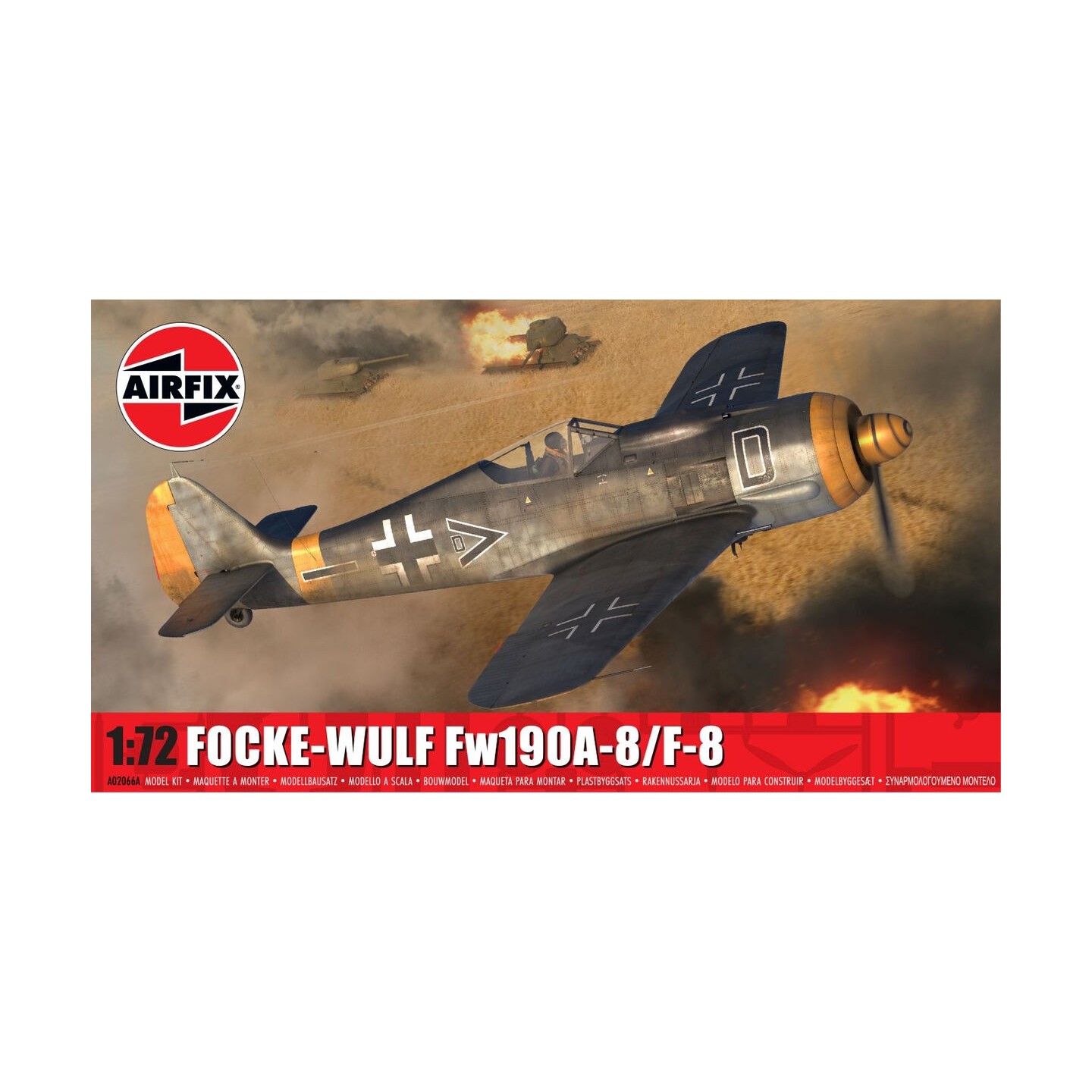 FOCKE WULF Fw-190 A-8 / F-8 AIRFIX 02066A ESCALA 1/72