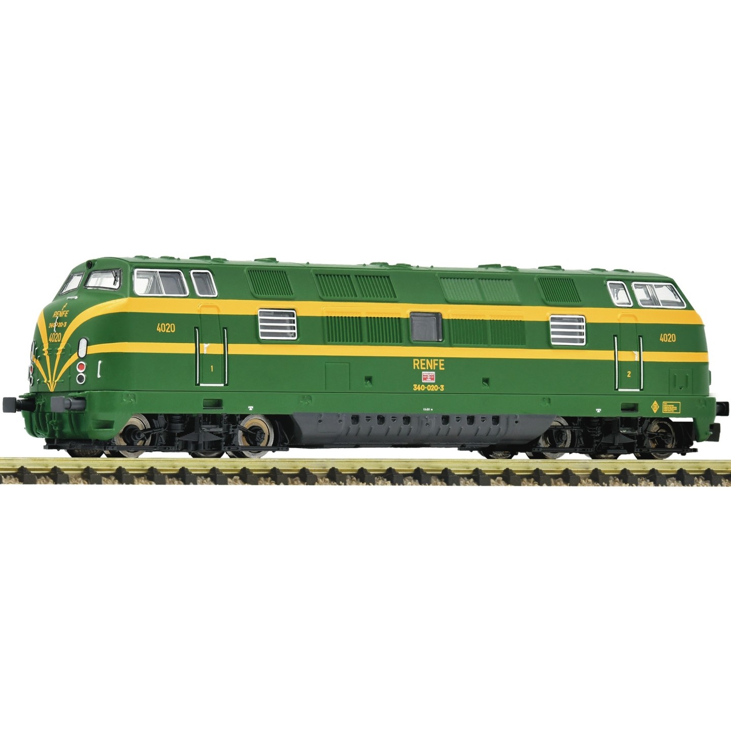 LOCOMOTORA DIÉSEL SERIE 4000 RENFE CON SONIDO FLEISCHMANN 7370026 ESCALA N