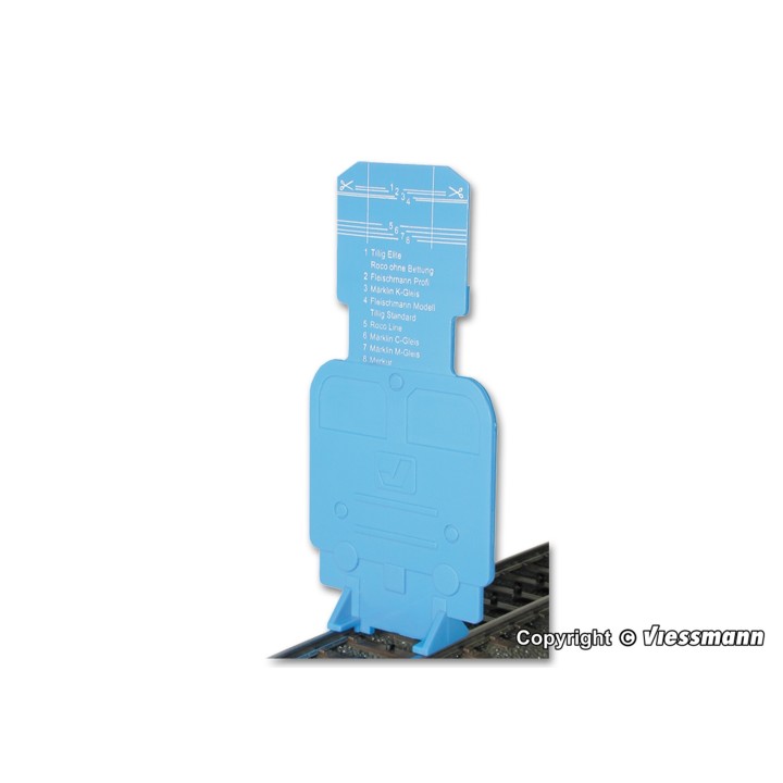 CALIBRADOR PARA MONTAJE DE CATENARIA VIESSMANN 4196 ESCALA H0