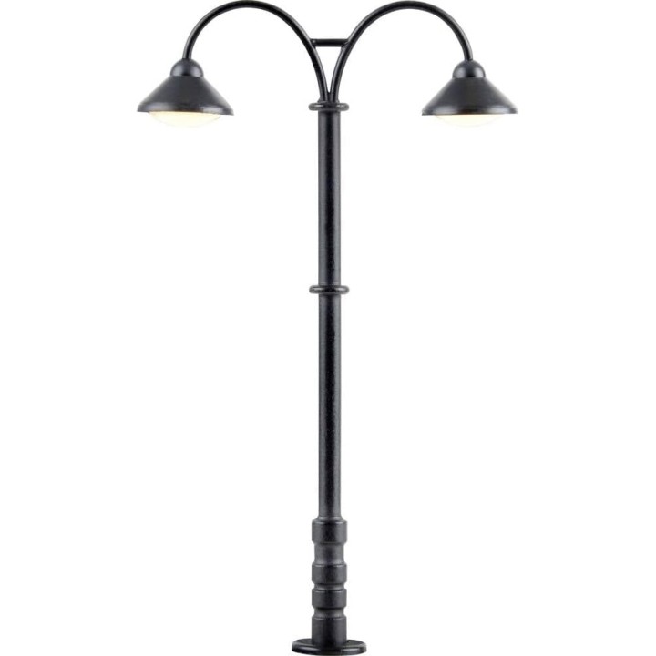 FAROLA DOBLE ANDEN 7,4cm LED BLANCO CÁLIDO VIESSMANN 6109 ESCALA H0