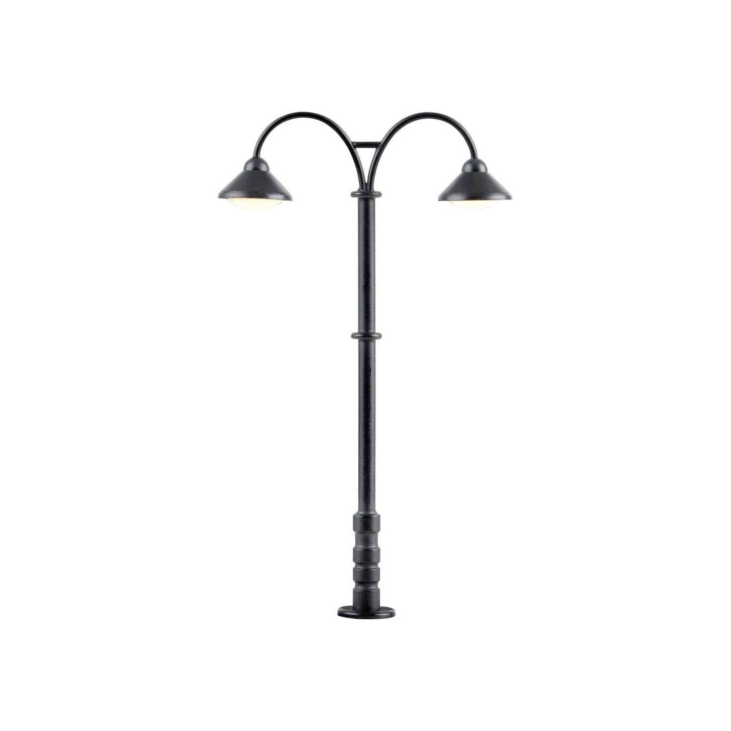 FAROLA DOBLE ANDEN 7,4cm LED BLANCO CÁLIDO VIESSMANN 6109 ESCALA H0
