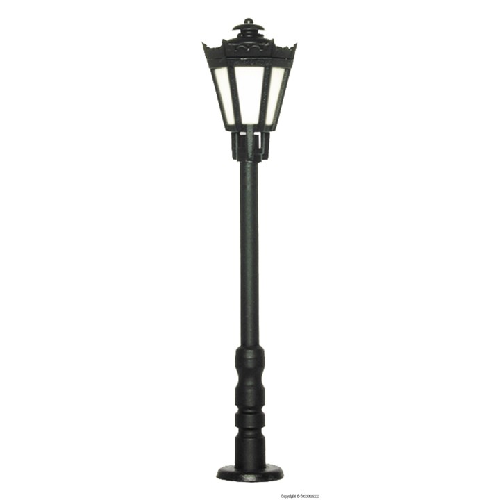 FAROLA DE PARQUE CLASICA 5,6cm LED BLANCO CÁLIDO VIESSMANN 6070 ESCALA H0