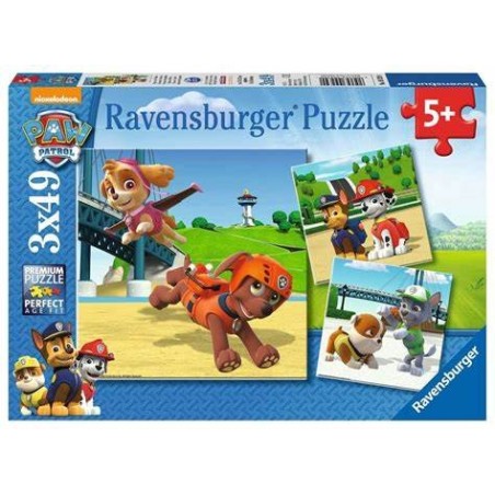 PAW PATROL PUZLE 3X49 RAVENSBURGUER 092390