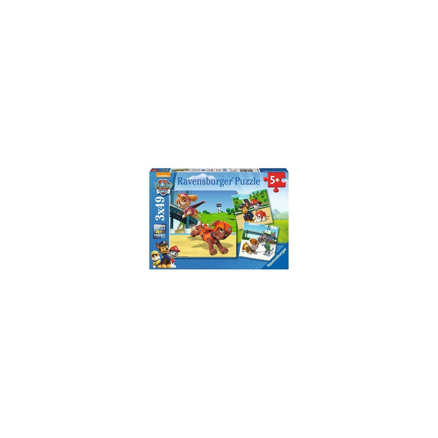 PAW PATROL PUZLE 3X49 RAVENSBURGUER 092390