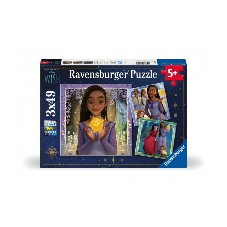 WHISH DISNEY PUZLE 3X49 RAVENSBURGUER 05702