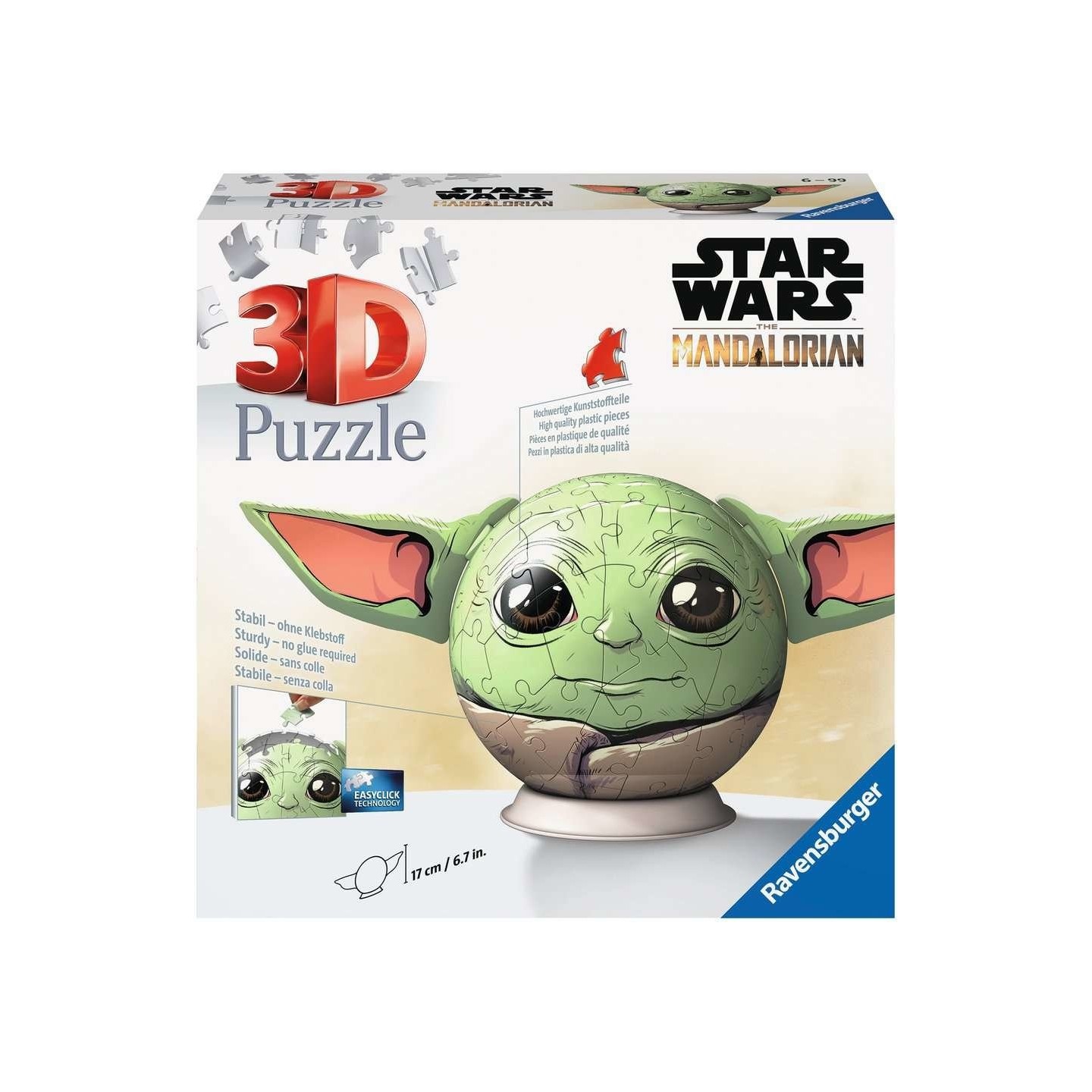 MANDALORIAN STAR WARS PUZLE 3D RAVENSBURGUER 11556