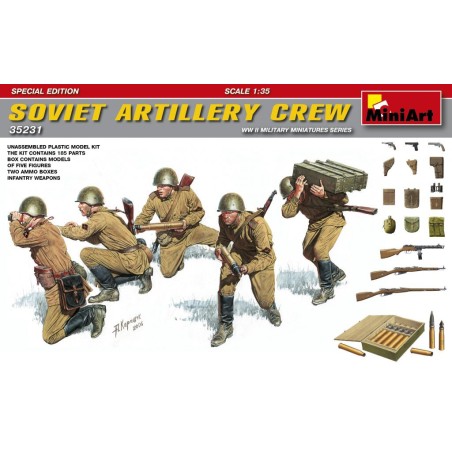 ARTILLERIA SOVIETICA MINIART 35231 ESCALA 1/35
