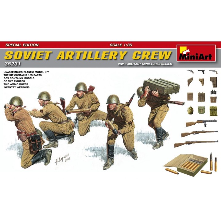 ARTILLERIA SOVIETICA MINIART 35231 ESCALA 1/35