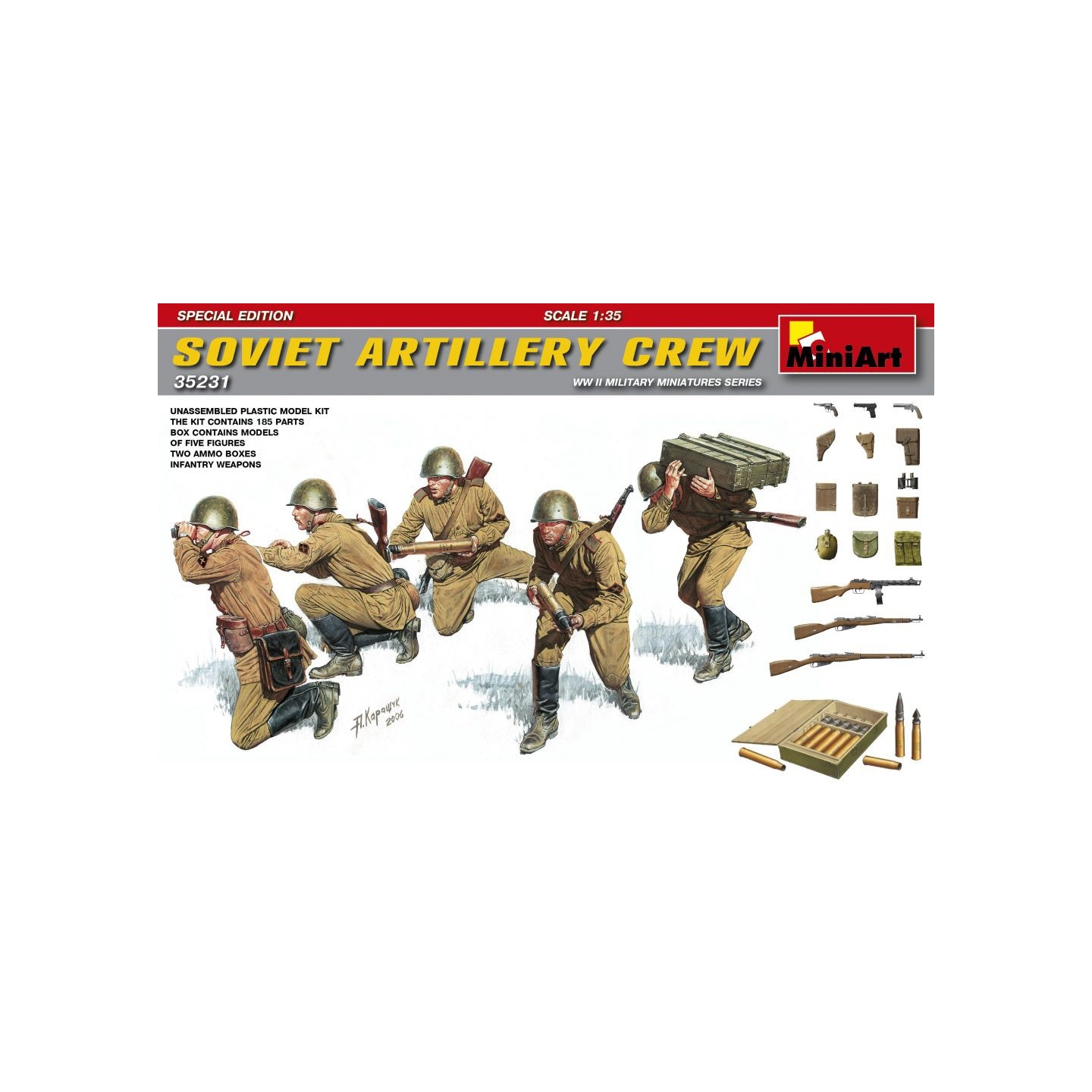 ARTILLERIA SOVIETICA MINIART 35231 ESCALA 1/35