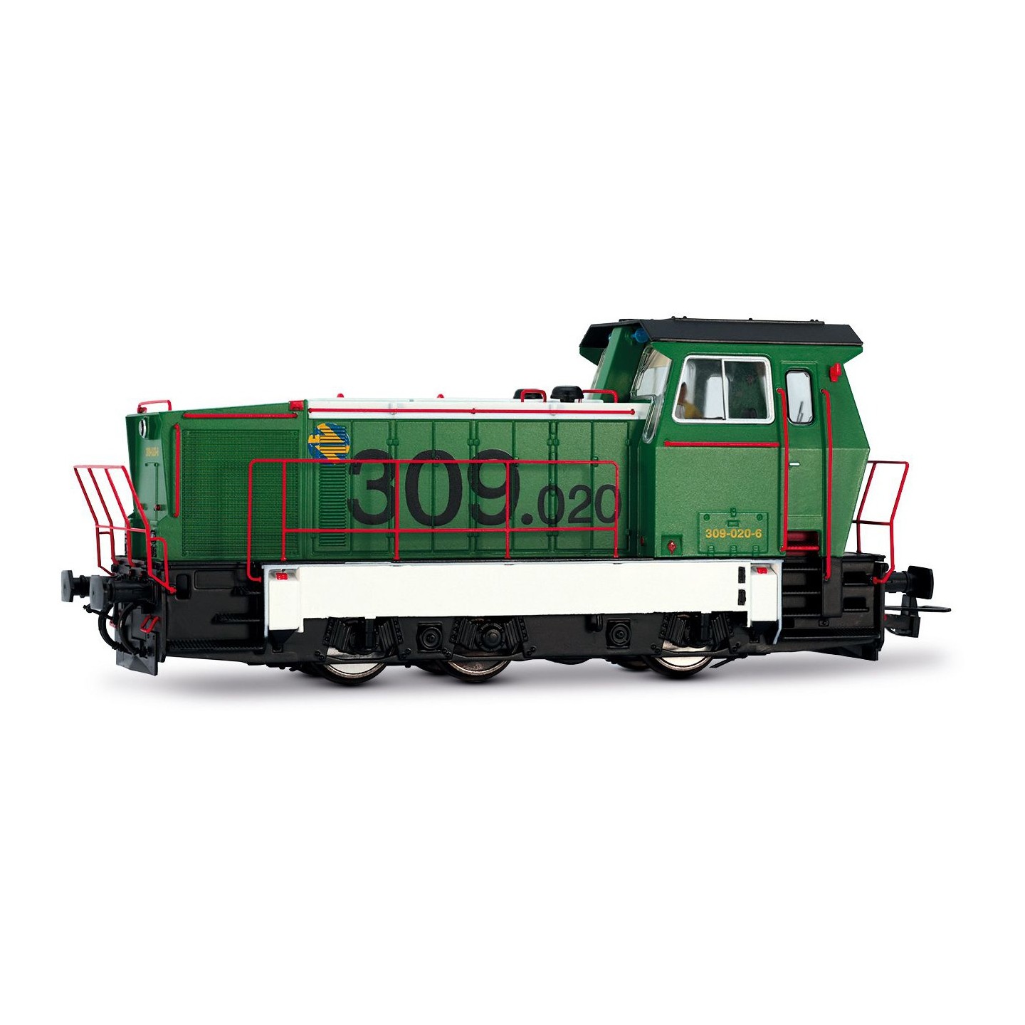 LOCOMOTORA DIESEL 309 ADIF CON SONIDO ELECTROTREN HE2027S ESCALA H0
