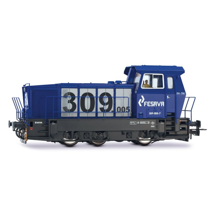 LOCOMOTORA DIESEL 309 FESAVA" CON SONIDO ELECTROTREN HE2028S ESCALA H0"