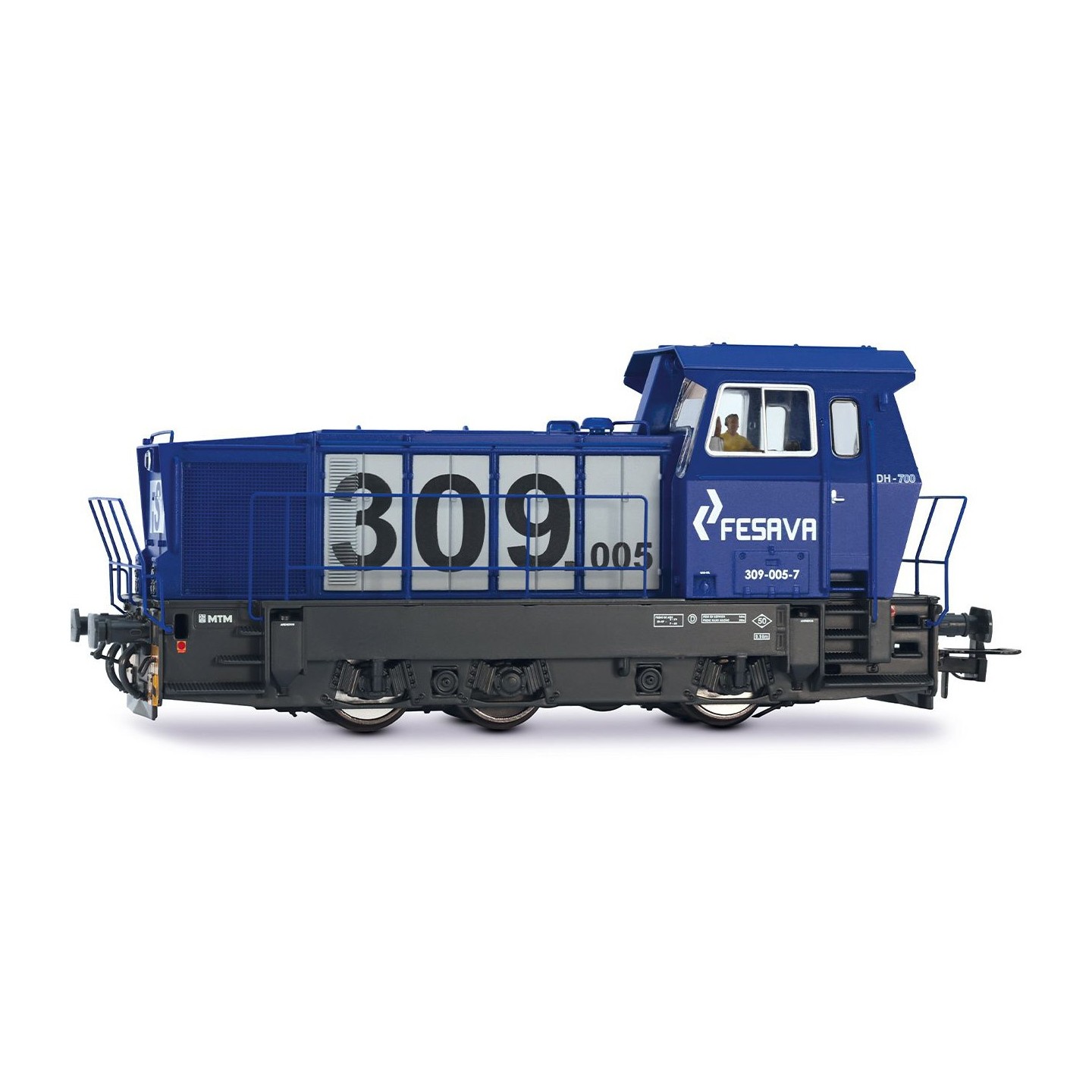 LOCOMOTORA DIESEL 309 FESAVA" CON SONIDO ELECTROTREN HE2028S ESCALA H0"