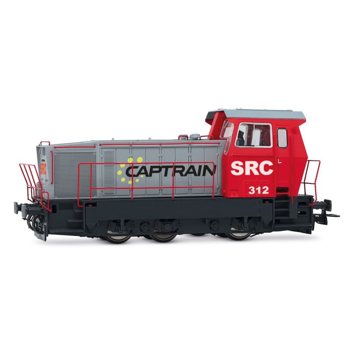 LOCOMOTORA DIESEL 312 SRC CAPTRAIN" CON SONIDO ELECTROTREN HE2029S ESCALA H0"