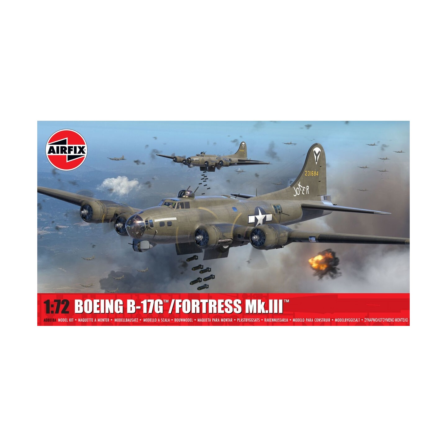 BOEING B-17 G FLYING FORTRESS / Mk.III AIRFIX 08018A ESCALA 1/72