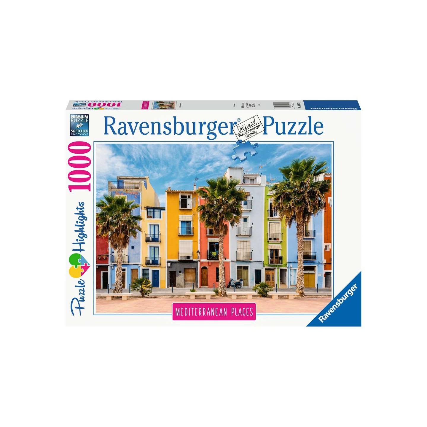 MEDITERRANEO ESPAÑA 1000 PIEZAS RAVENSBURGUER 00027