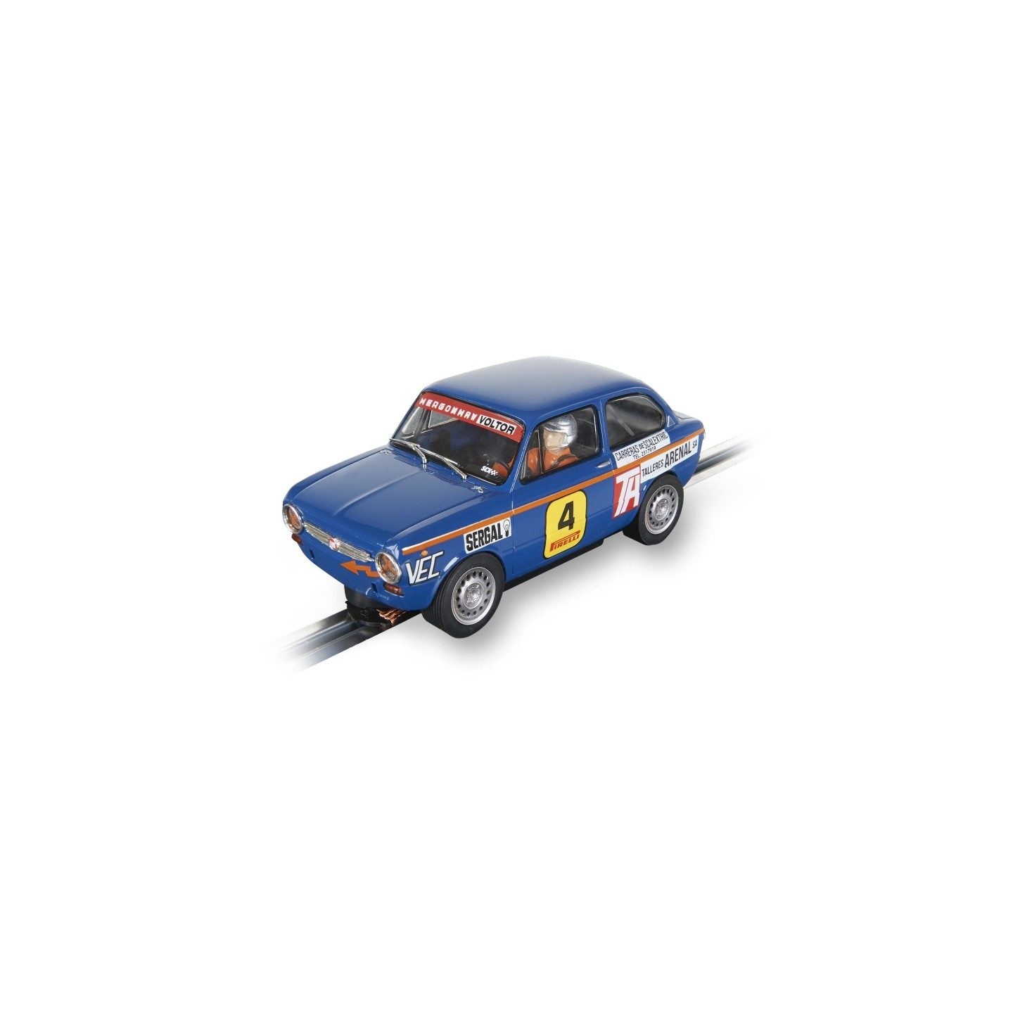 SEAT 850 ANTON GUASH ARRABASSADA '72" SCALEXTRIC ORIGINAL U0613S300 ESCALA 1/32"