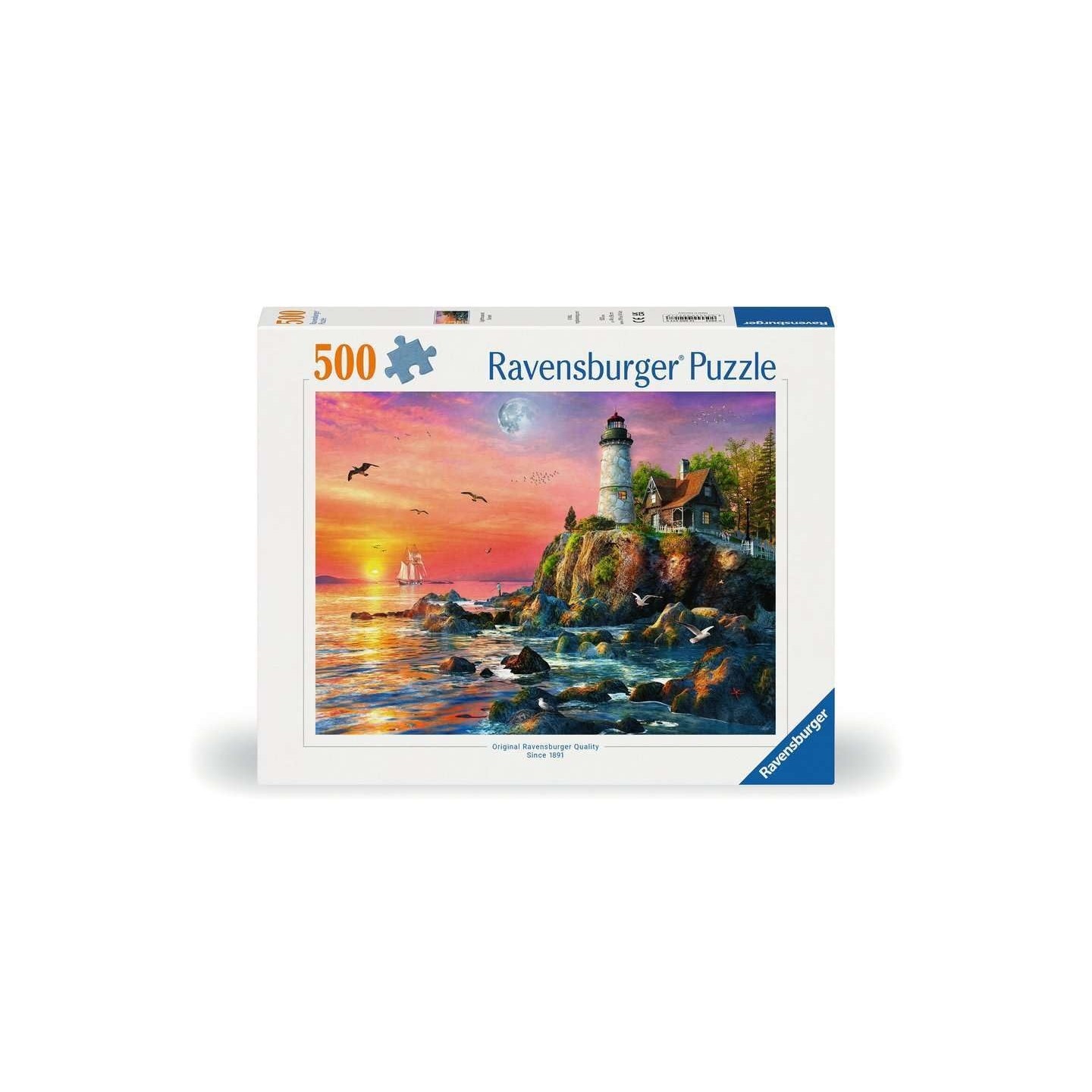 LIGTHOUSE SUNSET 500 PIEZAS RAVENSBURGUER 00217
