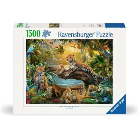 LEOPARDOS EN LA SELVA 1500 PIEZAS RAVENSBURGUER 00738