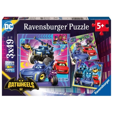 BATWHEELS 3X49 PIEZAS RAVENSBURGUER 01056