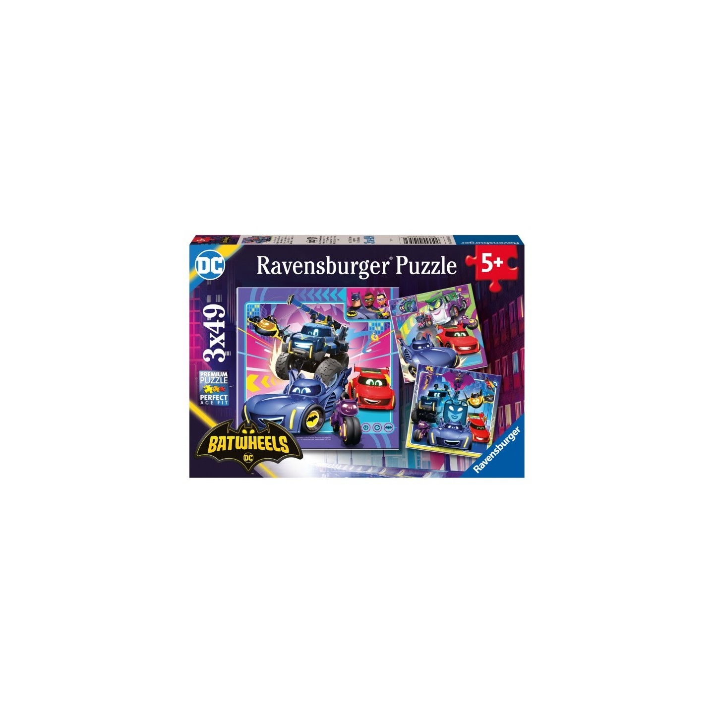 BATWHEELS 3X49 PIEZAS RAVENSBURGUER 01056