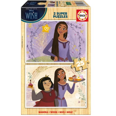 WISH 2X25 PIEZAS MADERA EDUCA 19738