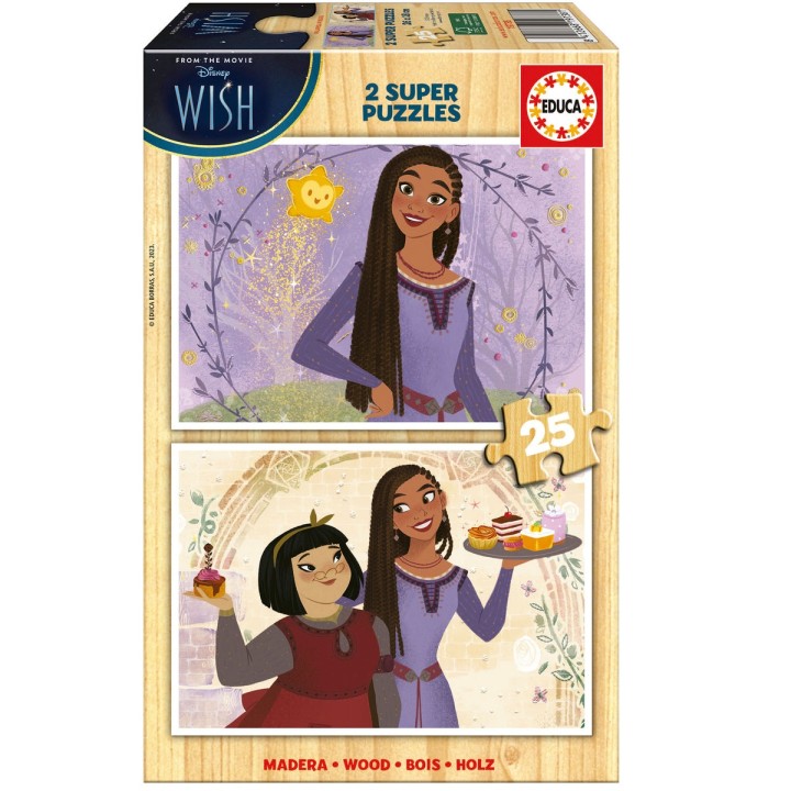 WISH 2X25 PIEZAS MADERA EDUCA 19738