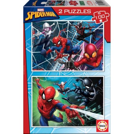 SPIDERMAN 2X100 PIEZAS EDUCA 18101