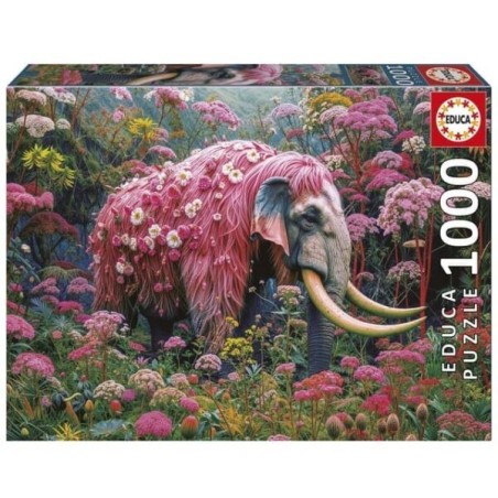 ELEFANTE FLORAL 1000 PIEZAS EDUCA 20229