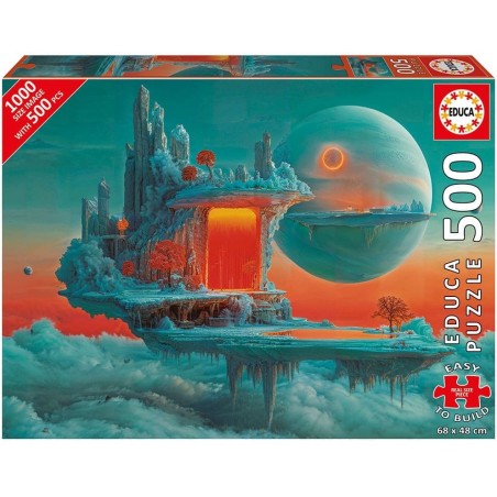PLANETA DE FUEGO Y HIELO 500 PIEZAS EDUCA 20236