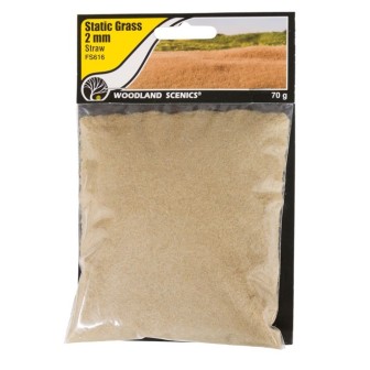 CESPED ELECTROESTÁTICO 2 mm HIERBA SECA WOODLAND SCEENICS FS616