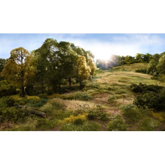 CESPED ELECTROESTÁTICO 4 mm VERDE MEDIO WOODLAND SCEENICS FS618