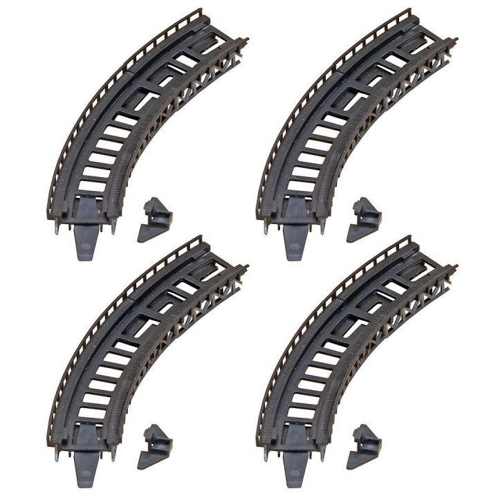 4 TRAMOS DE CURVAS R1 30º FALLER 222542 ESCALA N