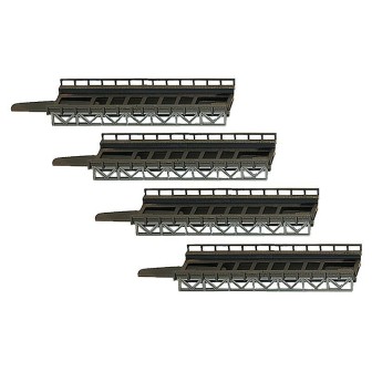 4 TRAMOS DE RAMPA RECTA 100cm FALLER 222540 ESCALA N
