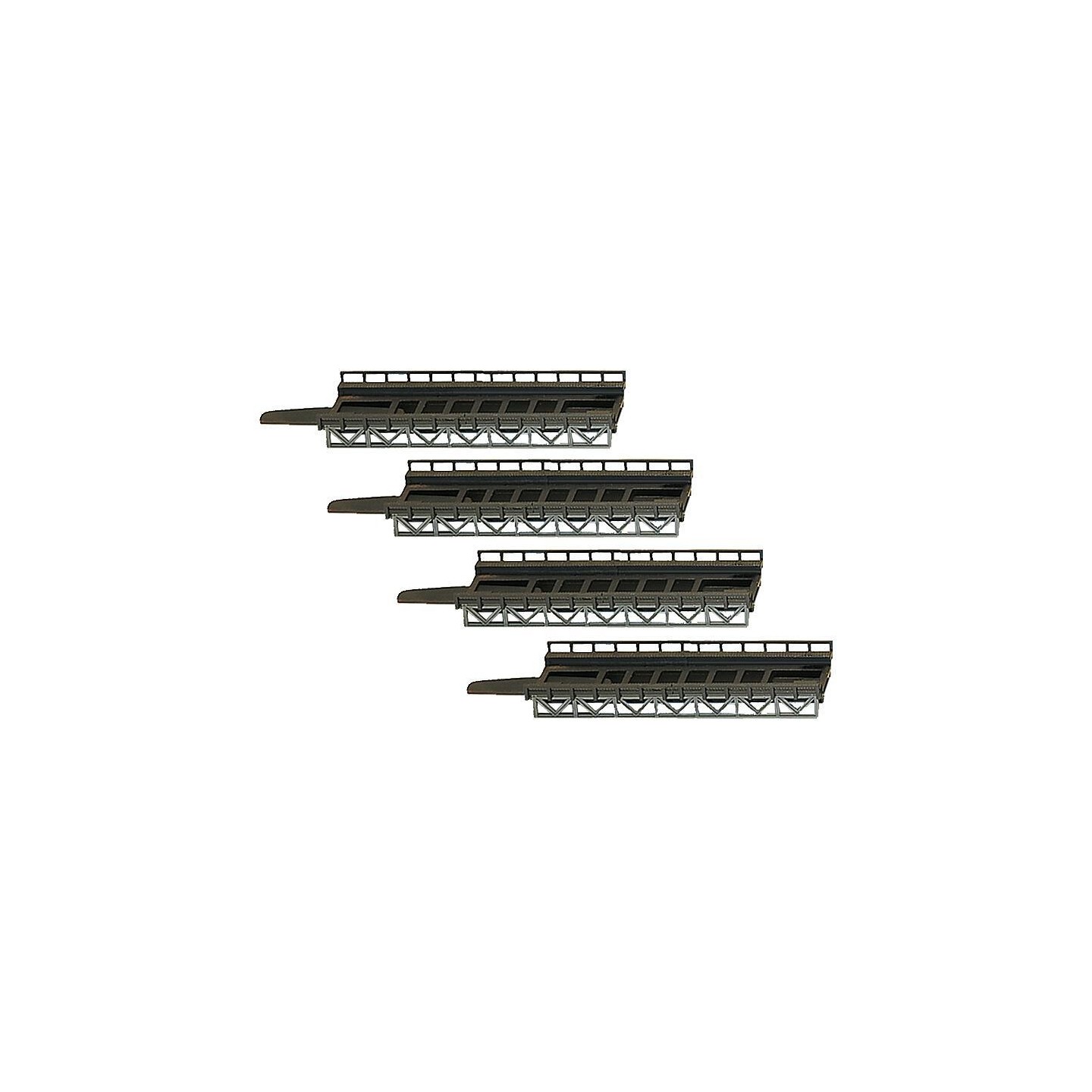 4 TRAMOS DE RAMPA RECTA 100cm FALLER 222540 ESCALA N