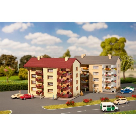 2 BLOQUES DE EDIFICIOS N FALLER 232304 ESCALA N