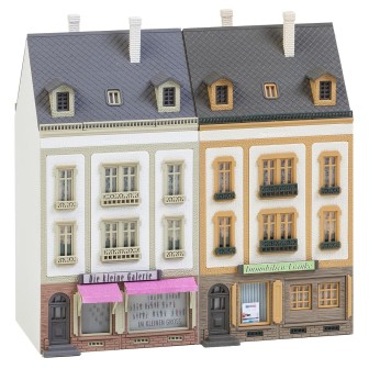 2 EDIFICIOS CON COMERCIOS N FALLER 232386 ESCALA N