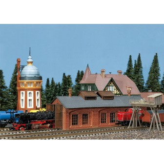 DEPÓSITO DE LOCOMOTORAS FALLER 222141 ESCALA N