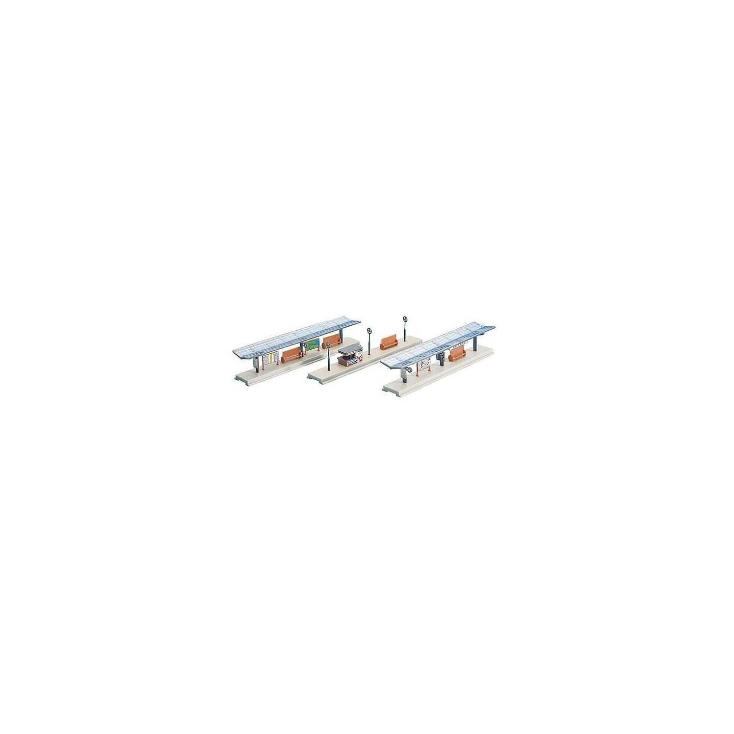 SET 3 ANDENES 16,7cm FALLER 222119 ESCALA N